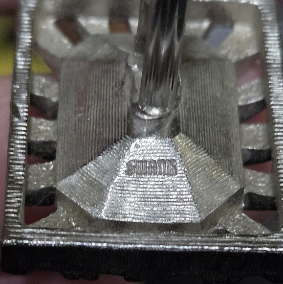 Swank blue topaz silver mesh vintage cufflinks - Picture 9 of 9